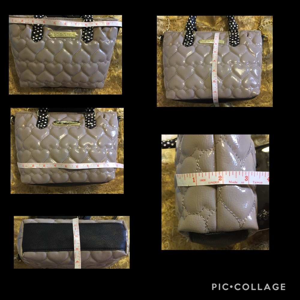 Gorgeous Betsey Johnson Pinch Satchel/Crossbody - Picture 4 of 4